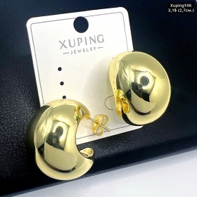 Сережки Xuping14К 10379 (2,7 см.)